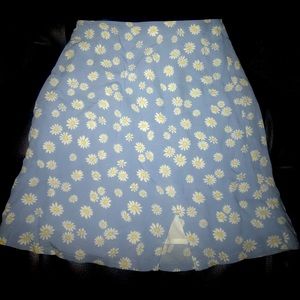 Fully flower printed with elastic high waste